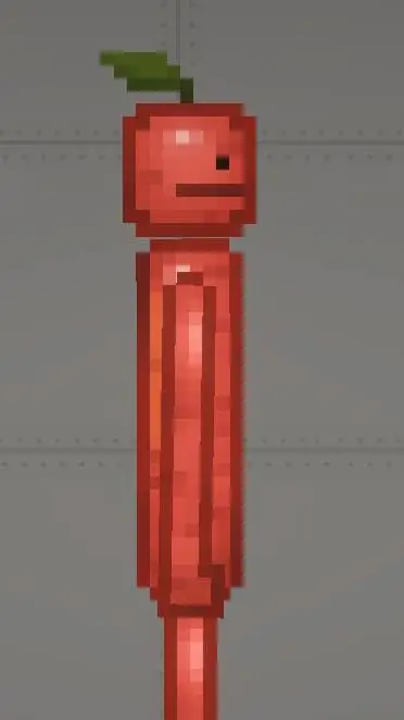 ai character: apple background