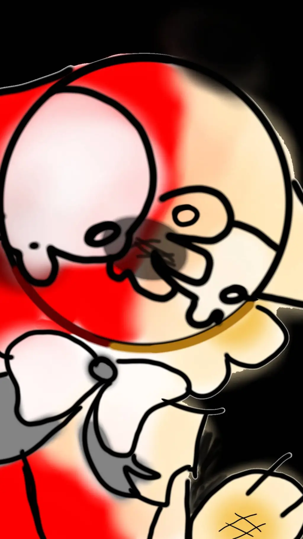 ai character: GUMMY  background