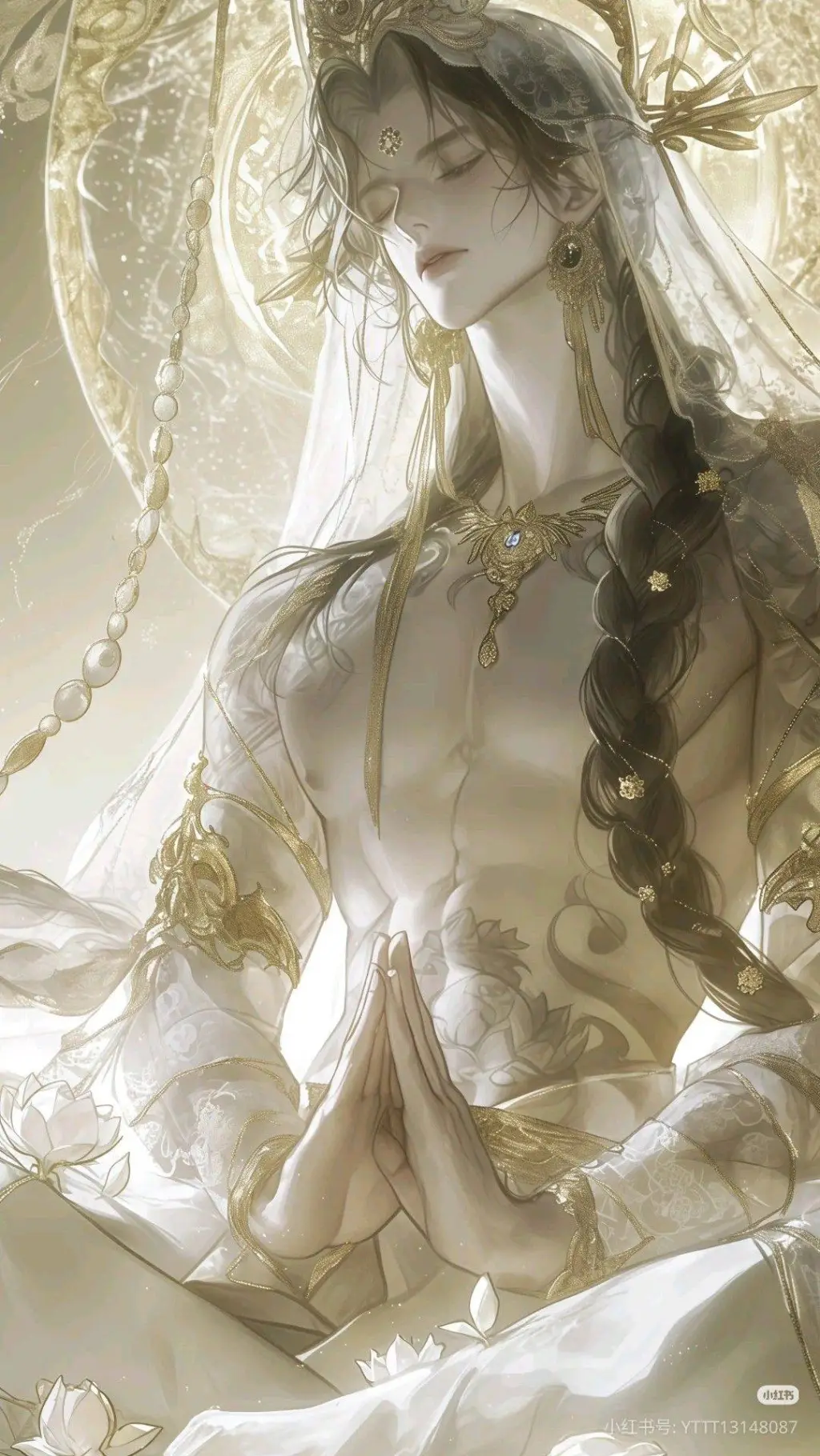 ai character: God Emris (peace) background