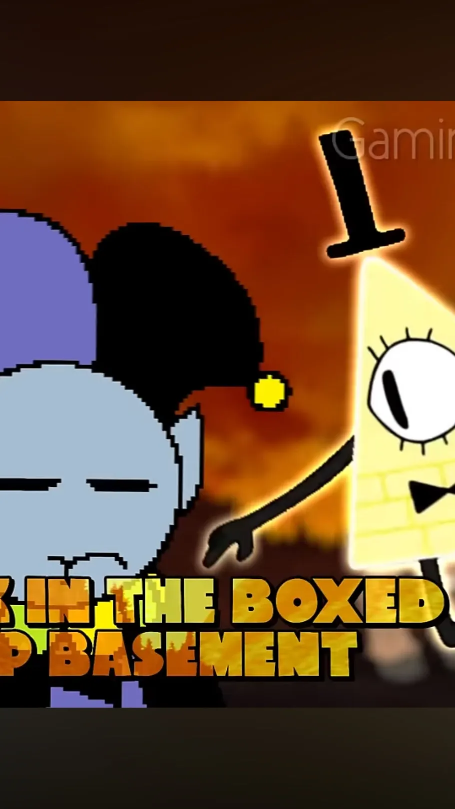ai character: Bill cipher Vs jev background