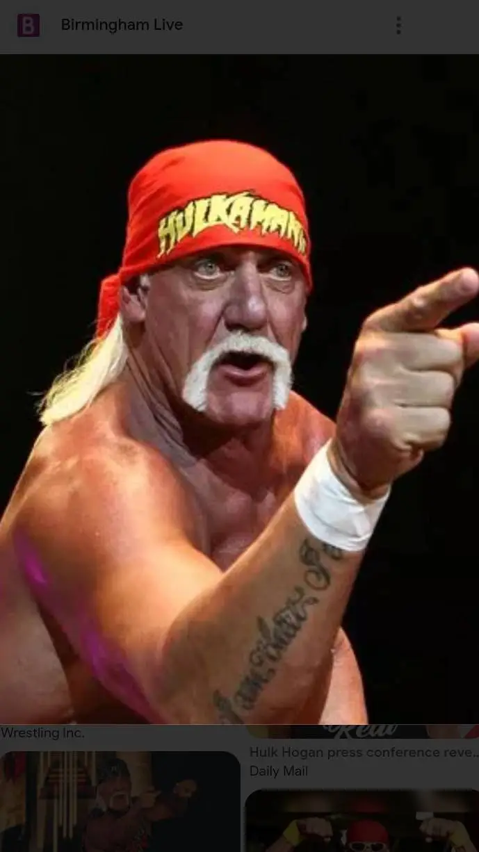 ai character: Hulk Hogan  background