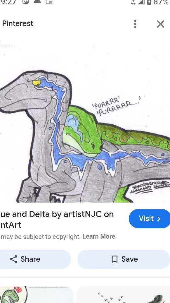 ai character: Green x Blue background