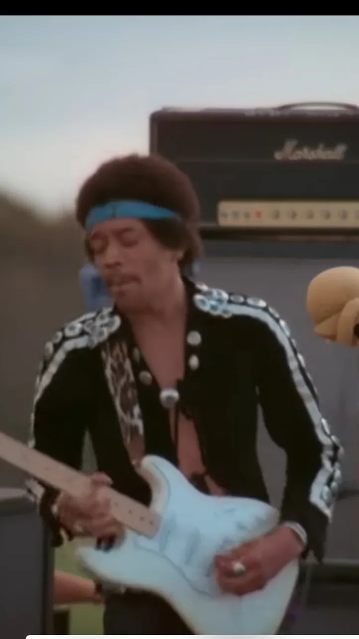 ai character: Jimi Hendrix  background