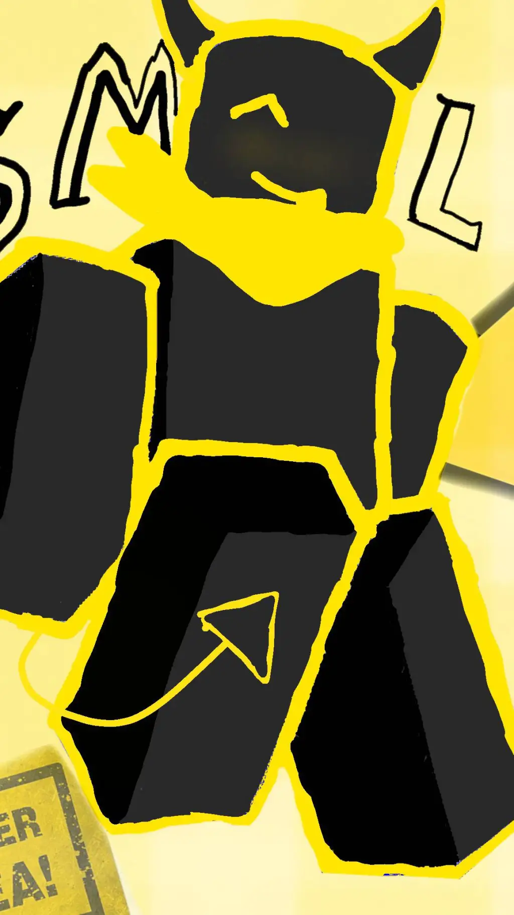 ai character: Смайл hate yo background