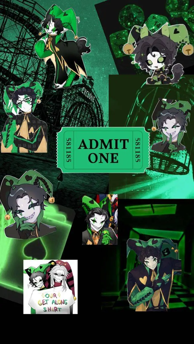 ai character: ◇Harlequin◇ background