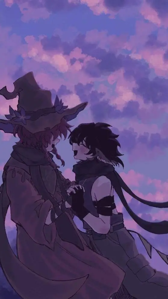 ai character: Two-time x Azure background