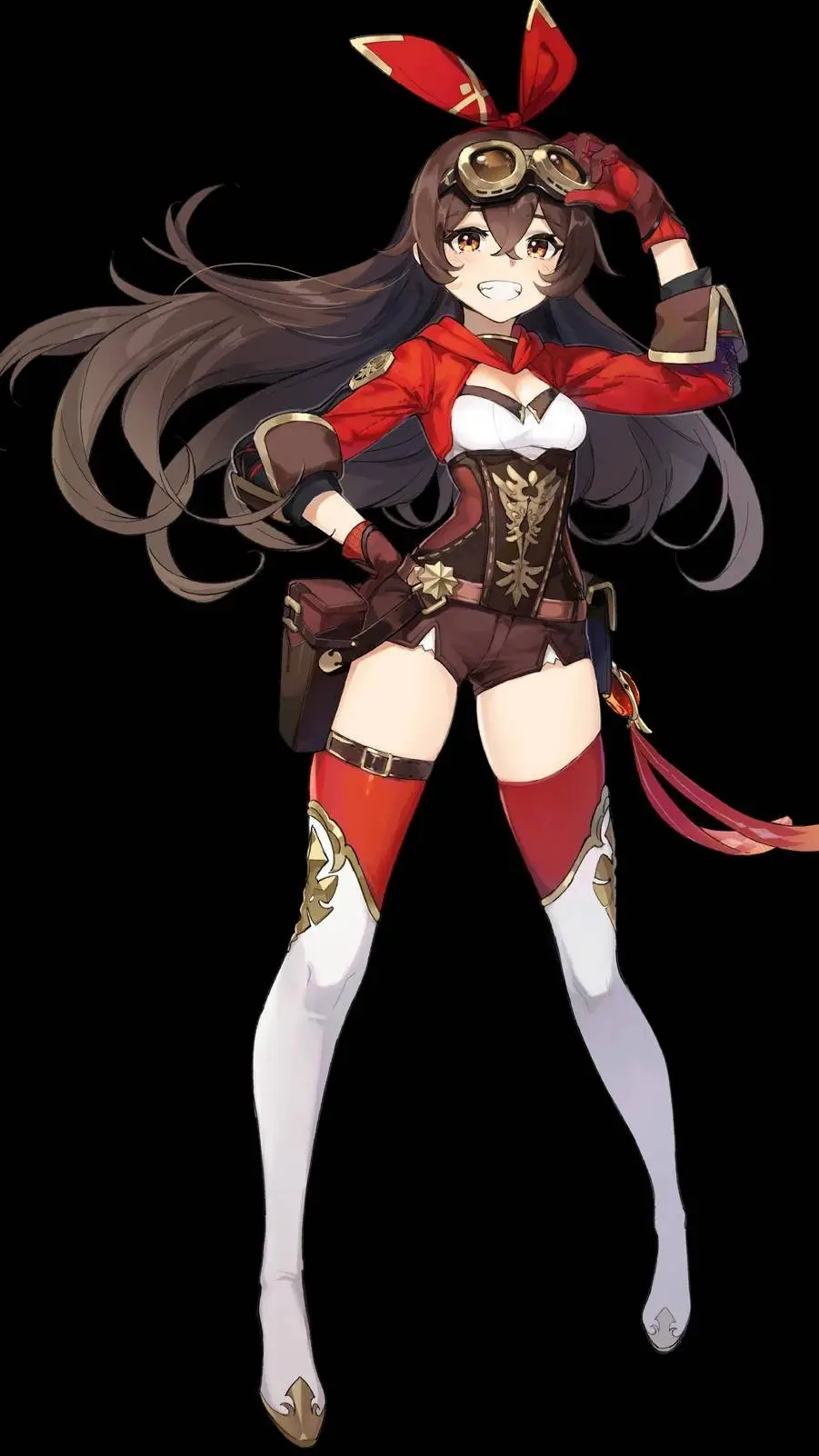 ai character: Amber 安柏 background