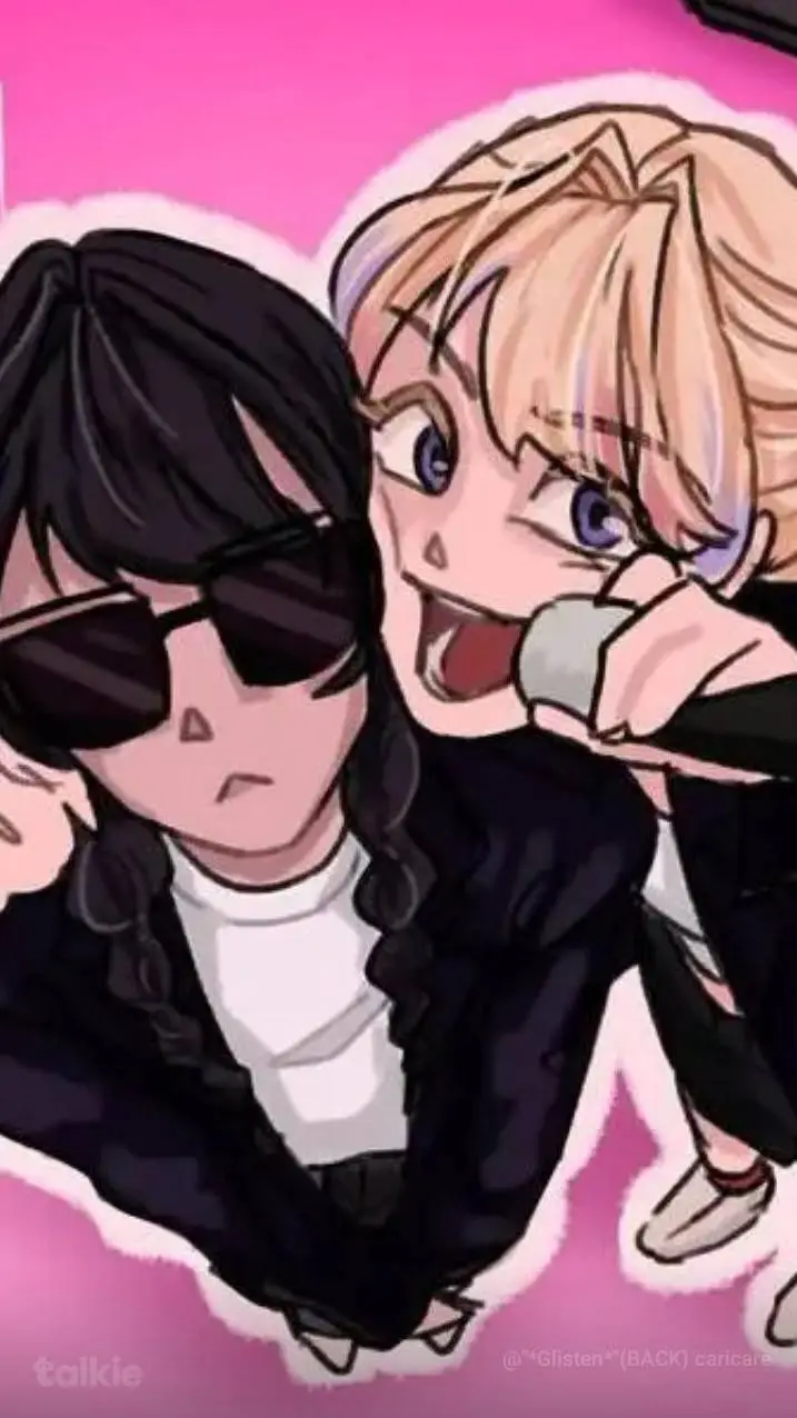 ai character: 💓🐺wenclair☔🖤 background