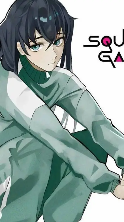 ai character: kny squid games background