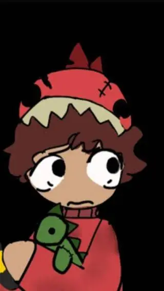 ai character: criança dinossauro background