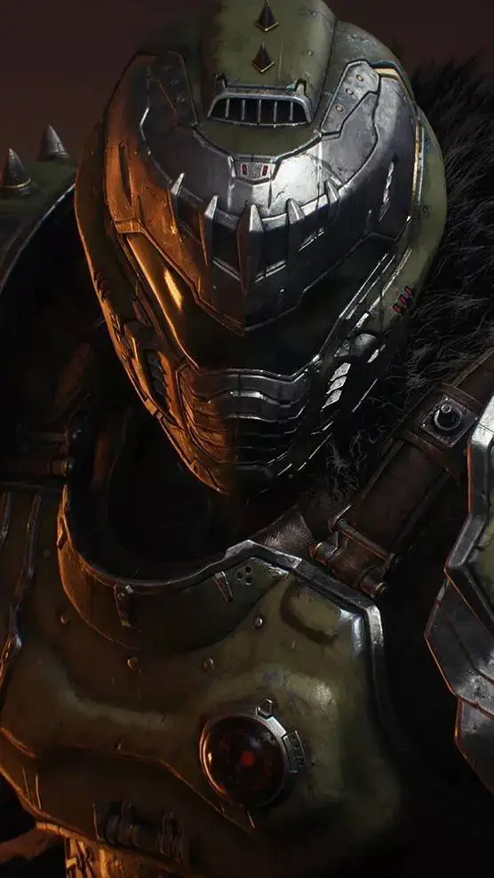 ai character: Doom guy background