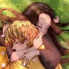 chat with ai character:  zenitsu x nezuko 