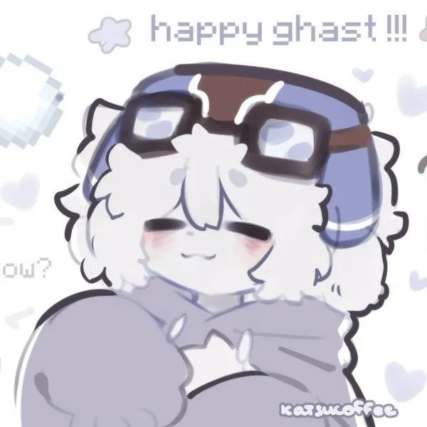 chat with ai character: happy Ghast