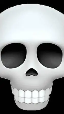 ai character: skull background