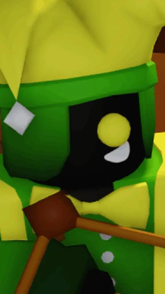 ai character: banana taph  background