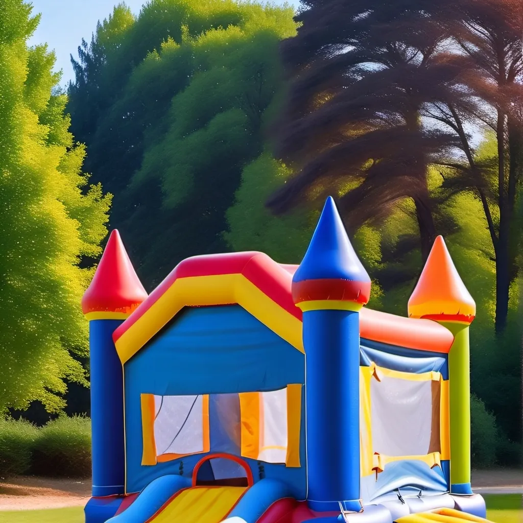 chat with ai character: bouncey house 