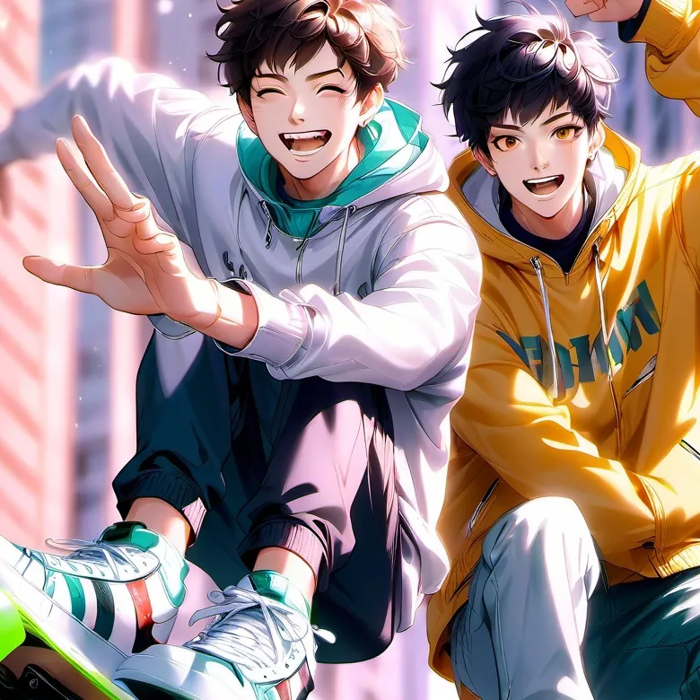 chat with ai character: Stokes twins 