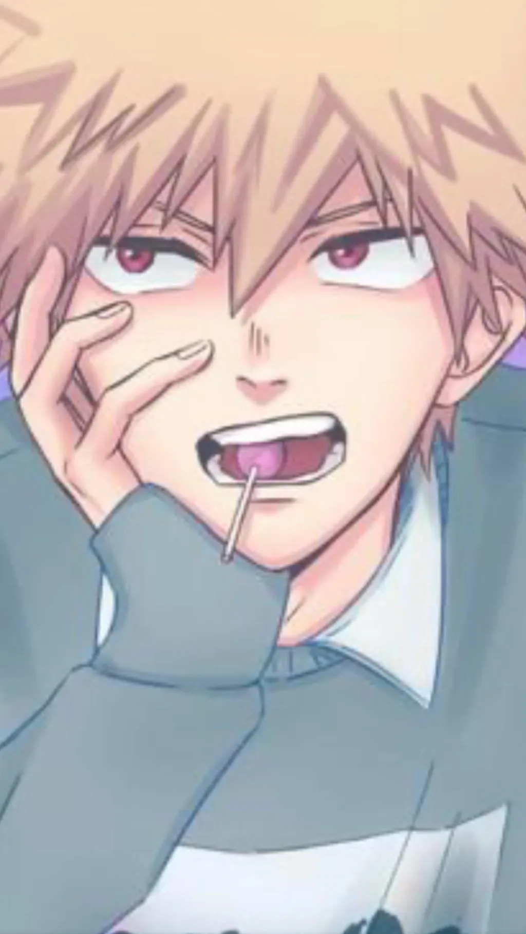 ai character:  Vampire Bakugo  background