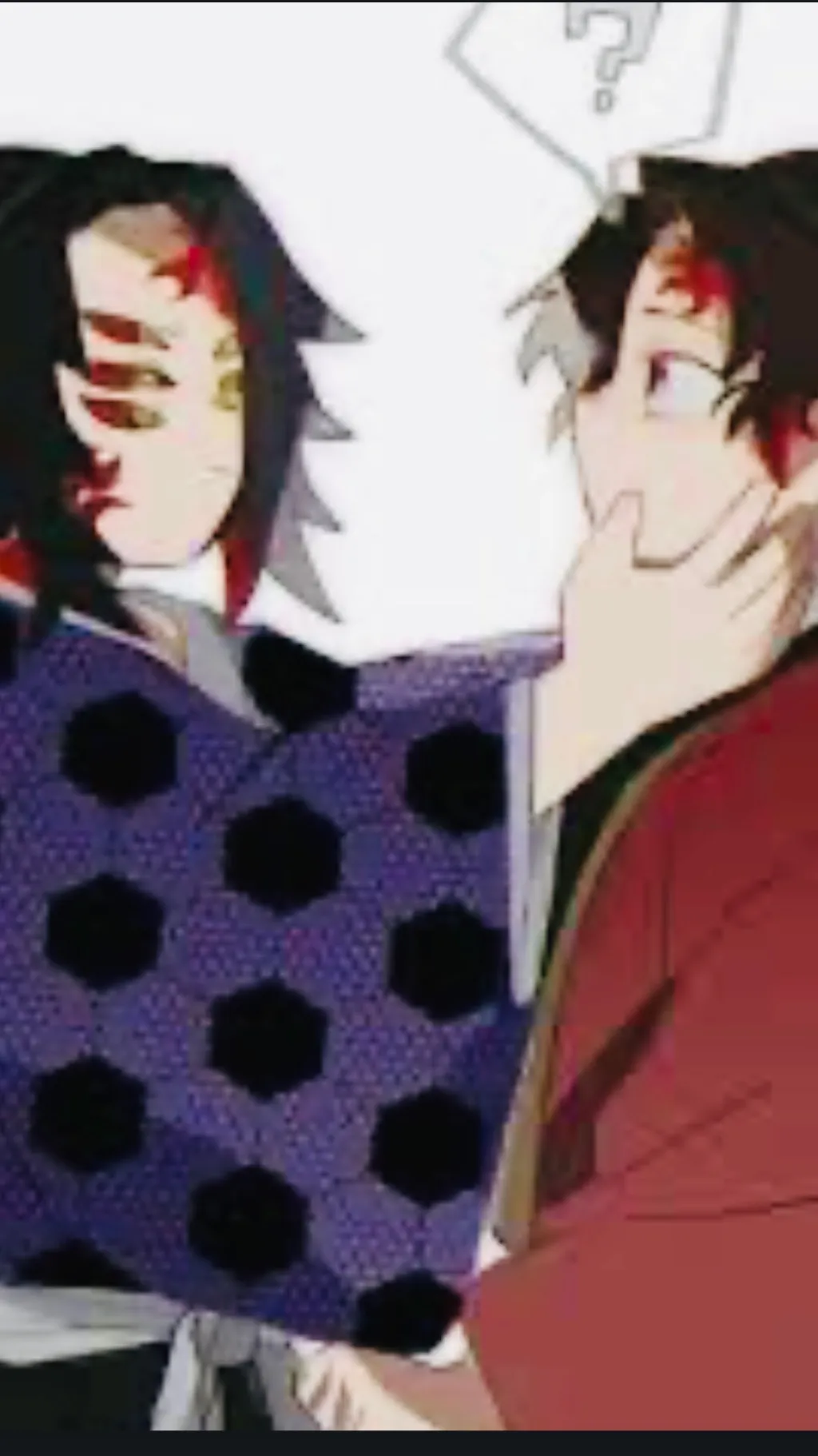 ai character: Muzan and Yoriichi background