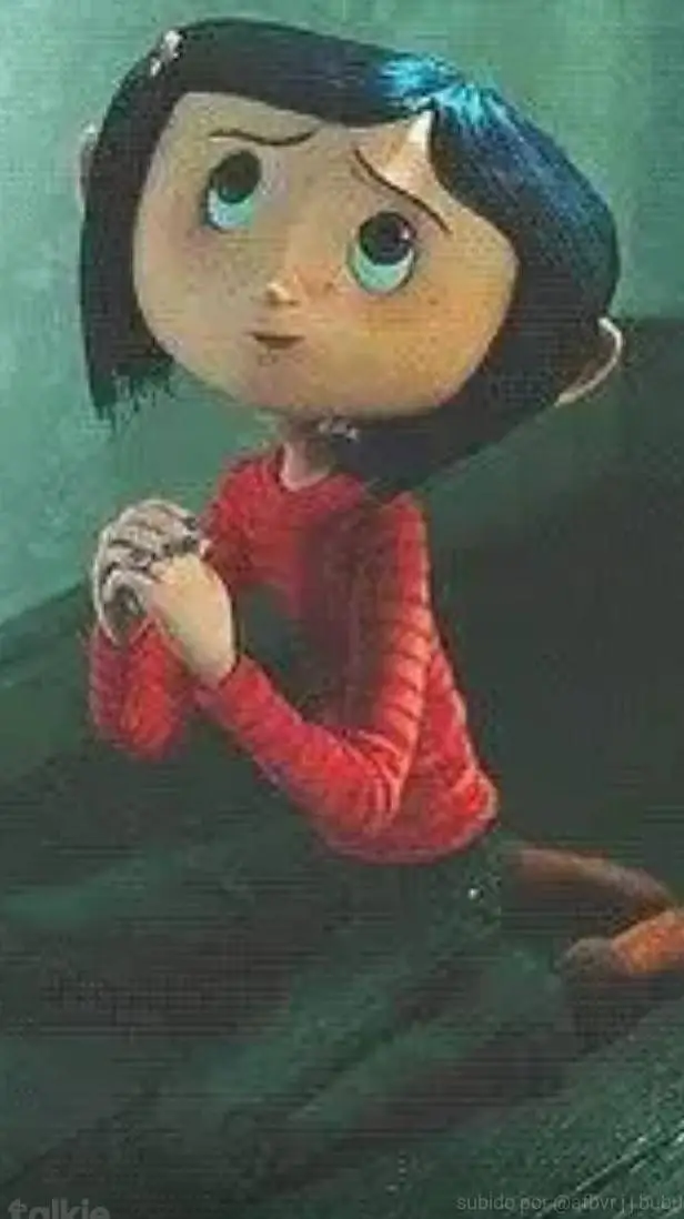 ai character: Coraline Jones  background