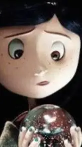 ai character: Coraline Jones  background