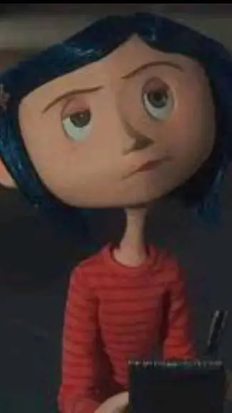 ai character: Coraline  background