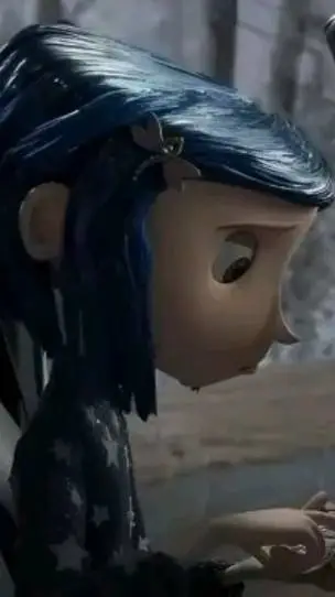 ai character: Coraline  background