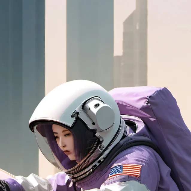 chat with ai character: purple crewmate