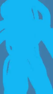 ai character: mr blue hero background