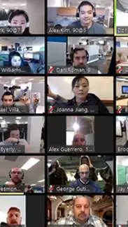 ai character: Online class background