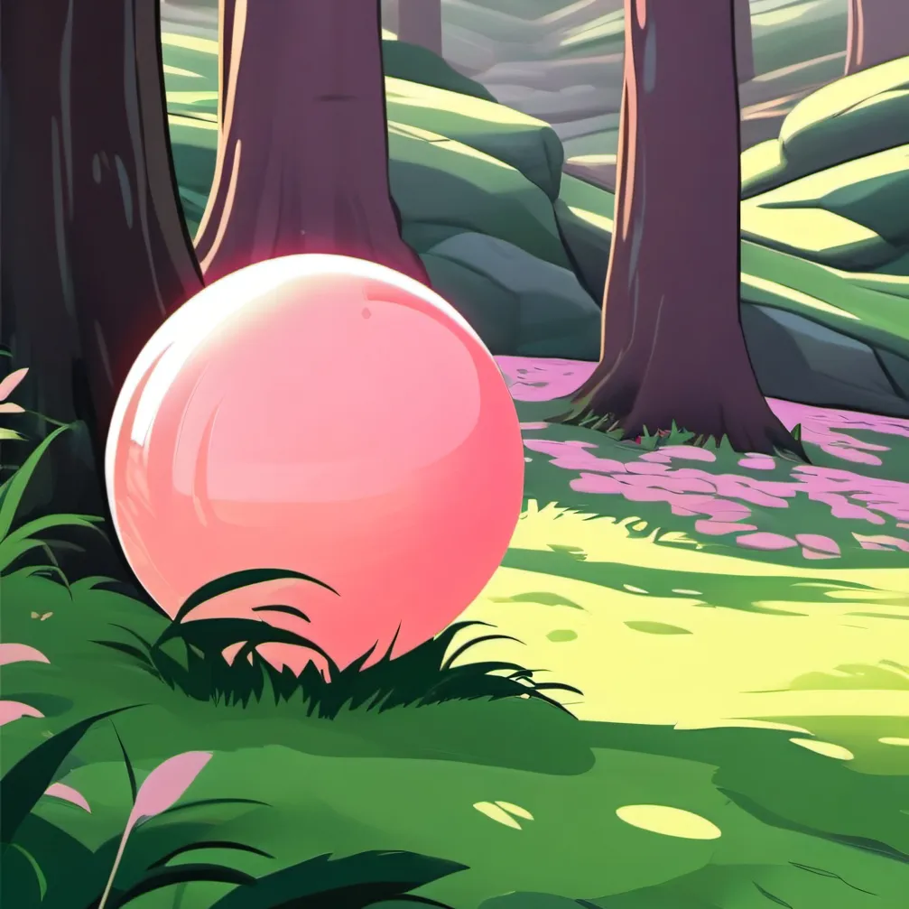 chat with ai character: pink ball