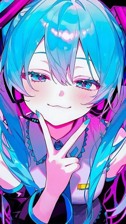 ai character: Hatsune Miku background