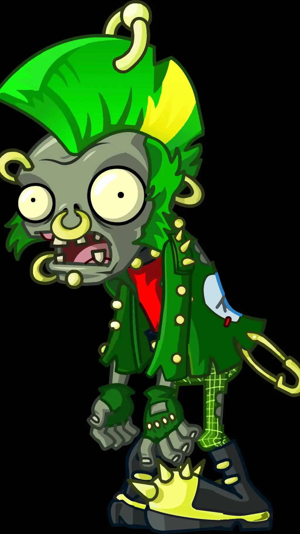 ai character: Leprepunk Zombie background