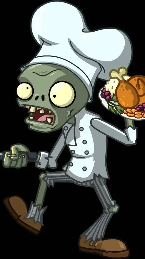 ai character: Chef Zombie background