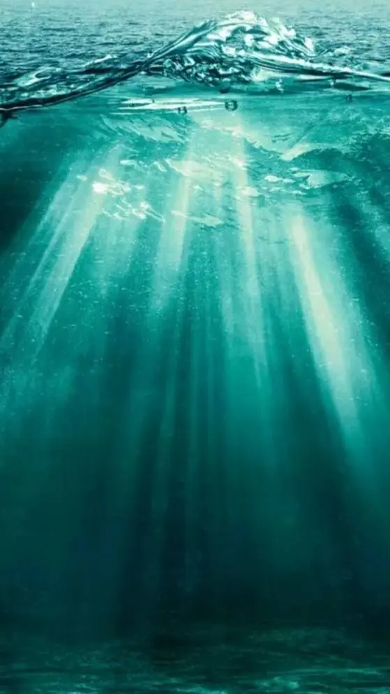 ai character: Океан background