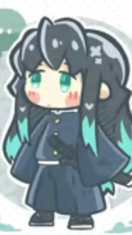 ai character: Tiny muichiro! background