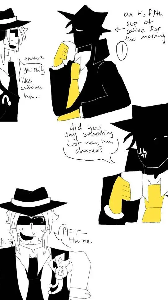 ai character: df another cup au background