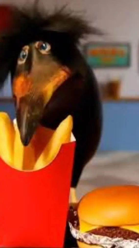 ai character: Mc Donald's skebob background