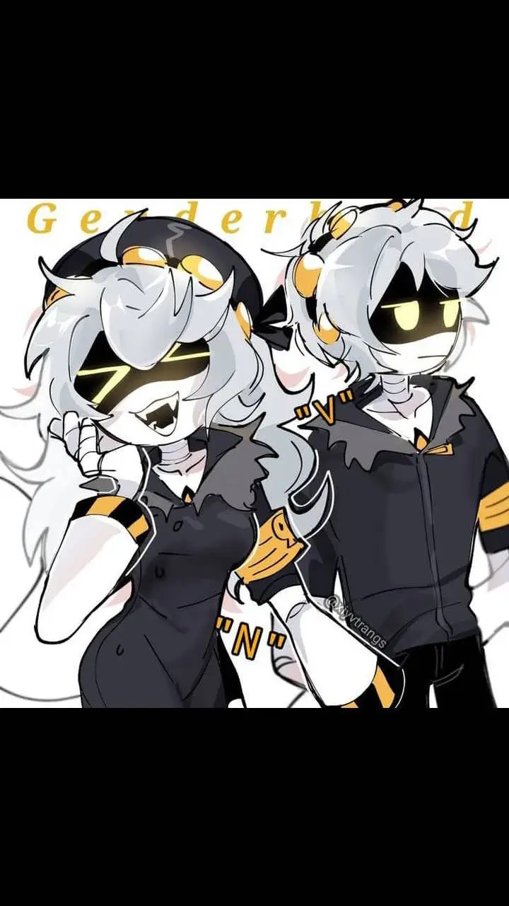 ai character: V and N gender swp background