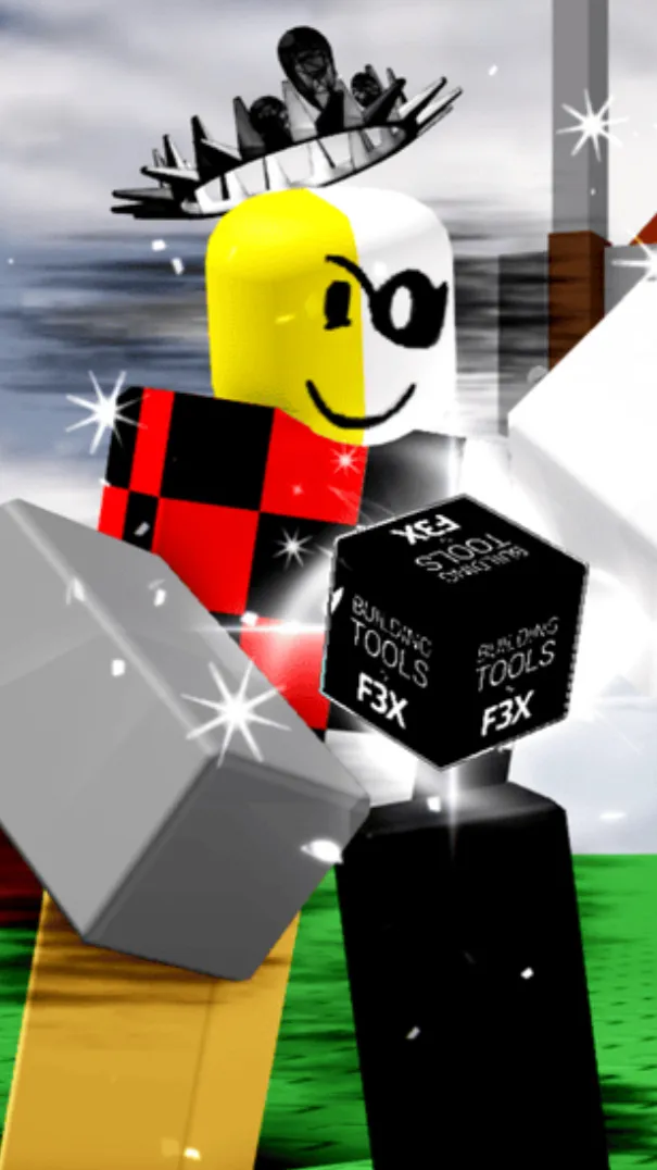 ai character: Devesto (glitched) background