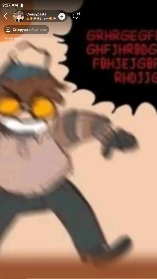 ai character: creepypasta  background