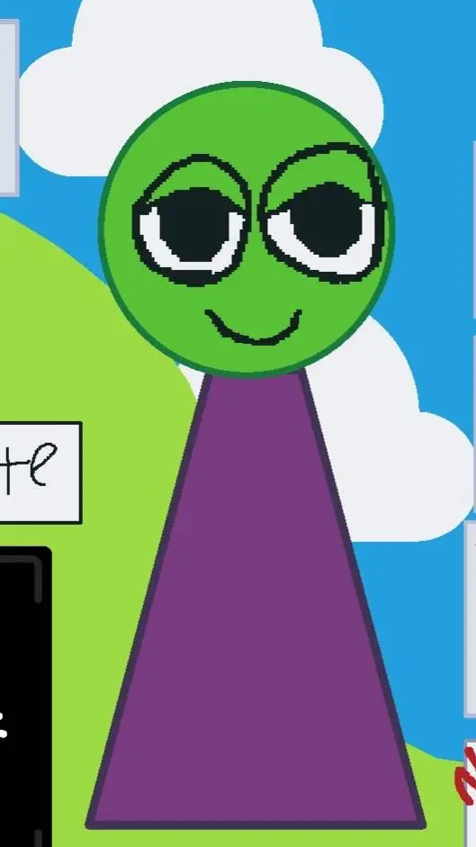 ai character: Mint-yay  background
