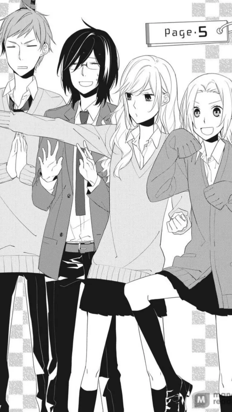ai character: Horimiya chapter 5 background