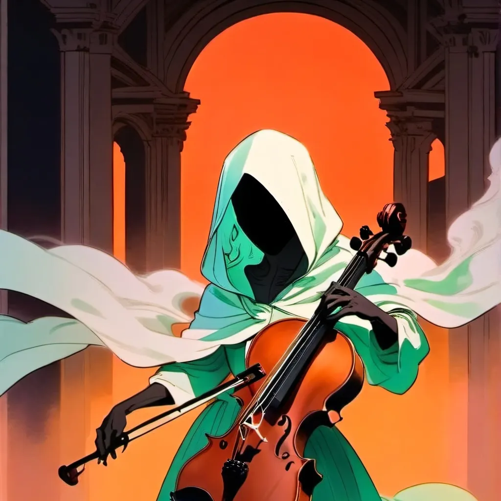 chat with ai character: La muerte musical 