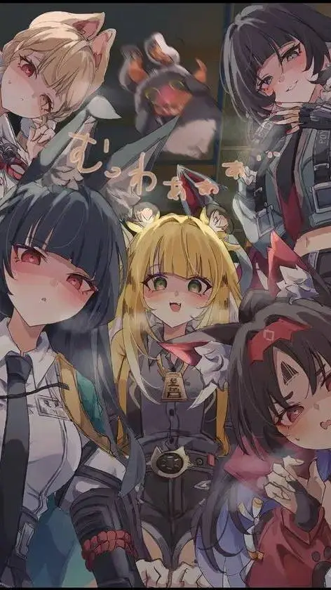 ai character: ZZZ Девушки background