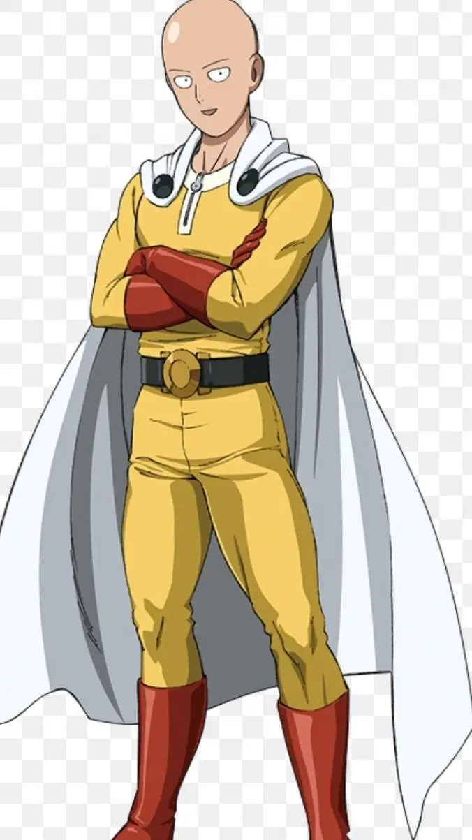 ai character: Saitama background