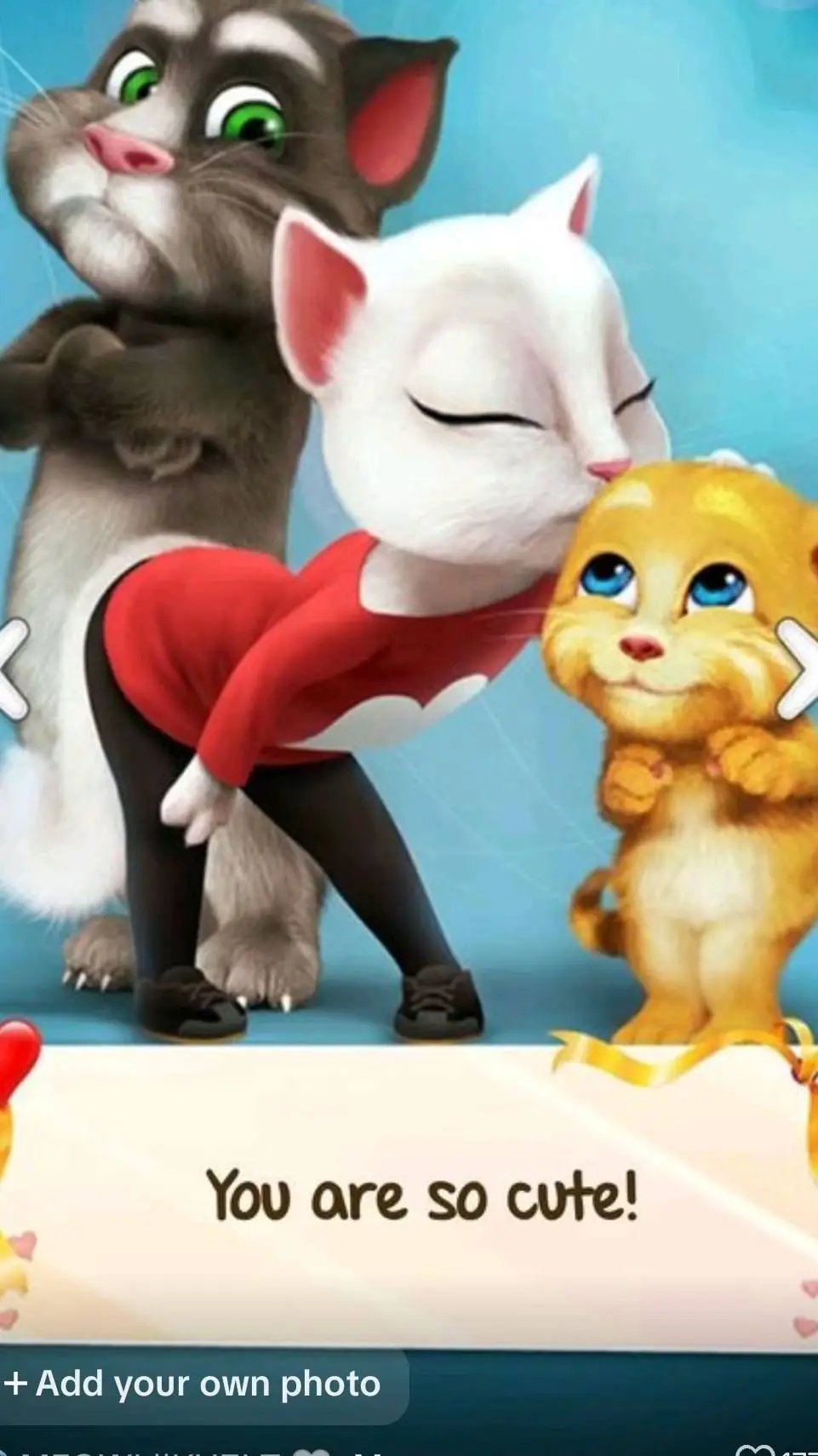 ai character: Talking Tom background