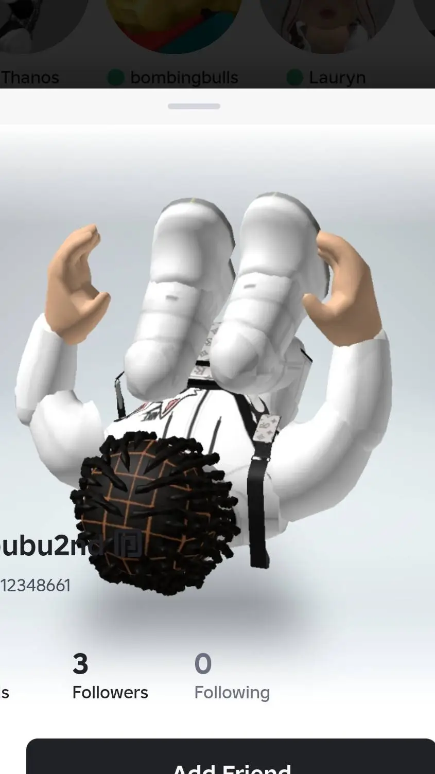 ai character: La boo boo background