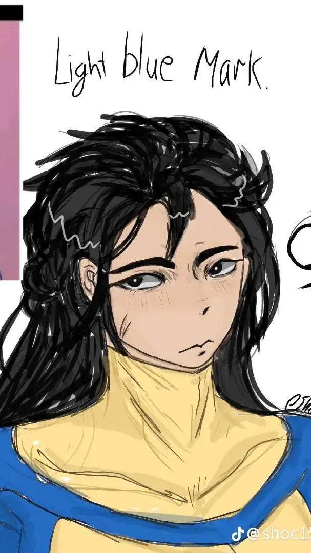 ai character: light bluemark(fem background