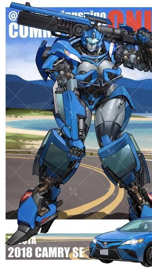 ai character: camry se 2018 background